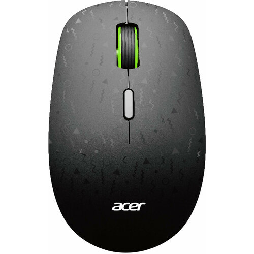 Мышь Acer OMR307 черный оптическая (1600dpi) беспроводная USB клавиатура и мышь wireless hiper osw 2100 черные 114 кл usb 1600dpi 4 кн