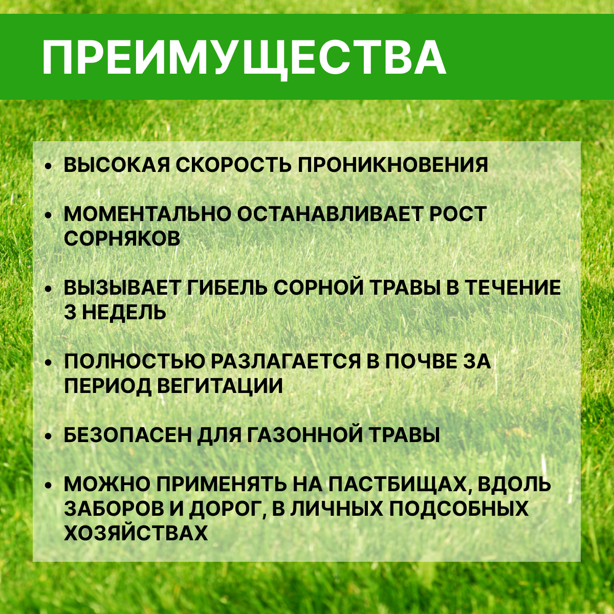 Препарат от широколистных сорняков AVGUST Деймос Газон 500 мл. - фотография № 3