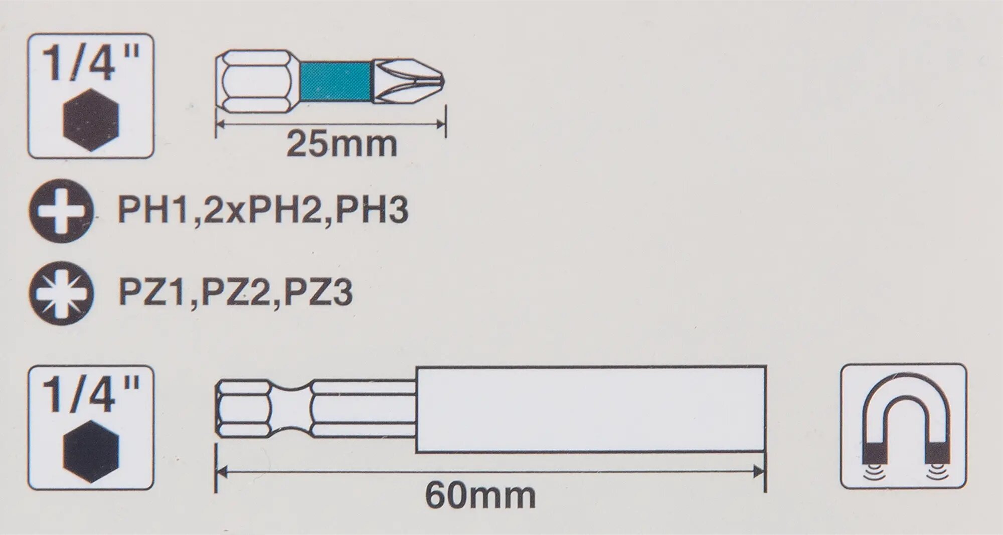 Набор бит Makita Impact Black 8шт (E-11994) - фото №10