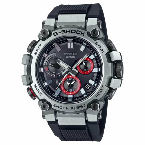 фото Наручные часы casio g-shock mtg-b3000-1a, черный, серебряный