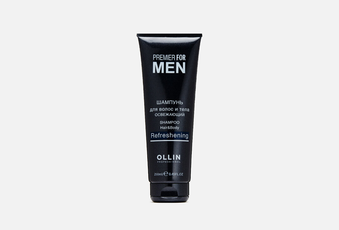 OLLIN Professional for men Шампунь для волос и тела Освежающий, 250 мл