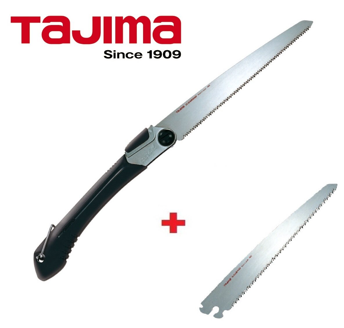 Ножовка складная TAJIMA Rapid-Pull G-Saw GK-G240 (240мм) + запасное полотно GKBG240
