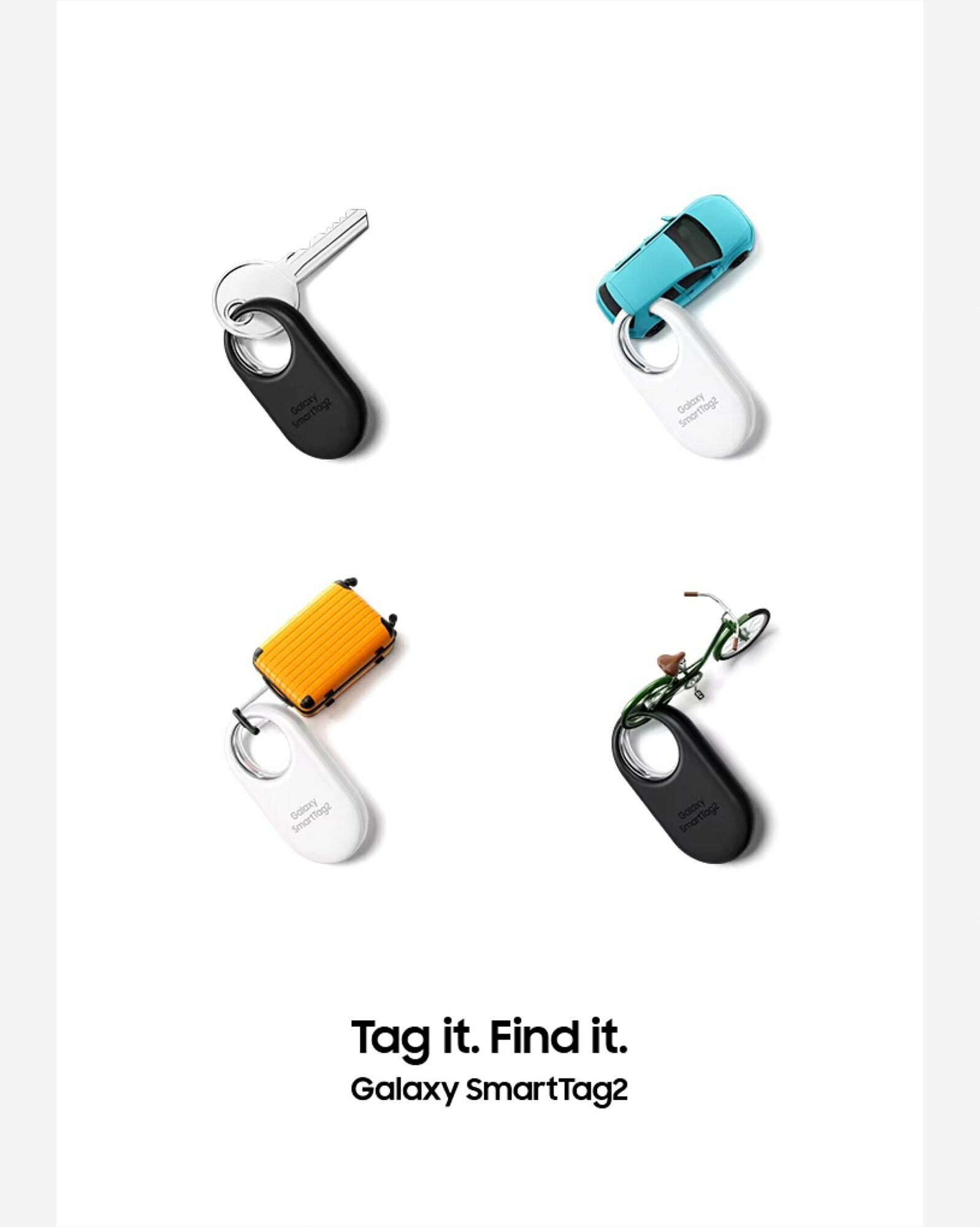 Беспроводная метка Samsung Galaxy SmartTag2 EI-T5600, белая — фото 7