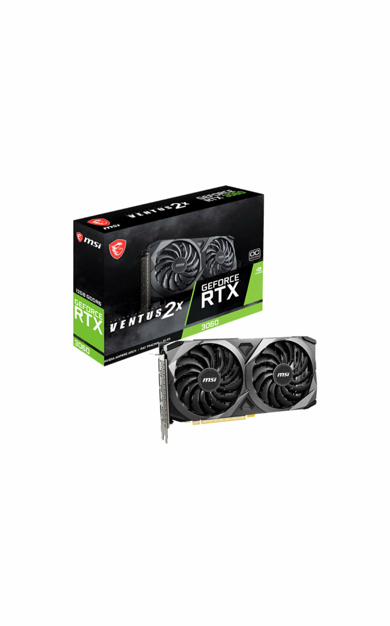 GeForce RTX 3060 VENTUS 2X 12G OC LHR