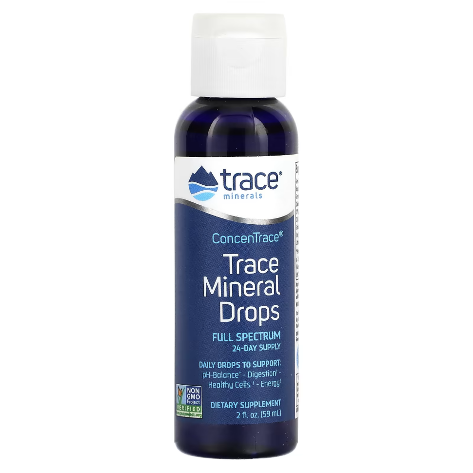 Микроэлементы в форме капель (Trace Minerals Research ConcenTrace Trace Minerals Drops), 59 мл