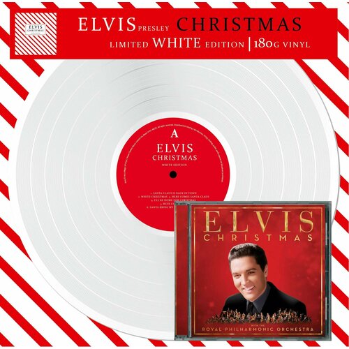 Виниловая пластинка Elvis Presley - Christmas (180g) (Limited Edition) (White Vinyl) (1 CD) santa claus card can become bigger and smaller magic tricks close up stage props illusion magician magie professional easy to do