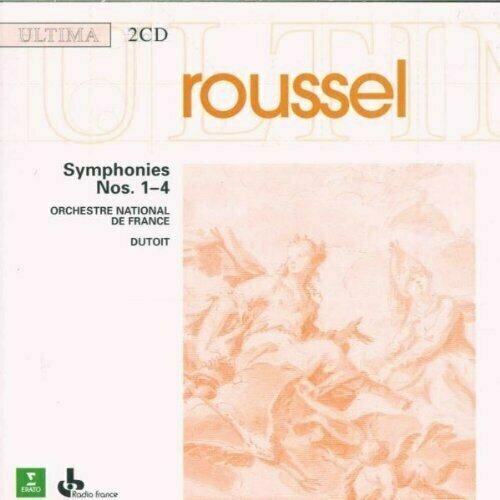 AUDIO CD Roussel. Symphonies Nos. 1-4. Orchestre National de France. Dutoit. 2 CD audio cd testi saul fabrice mantegna daniel galvez vallejo vincent le texier orchestre philharmonique de radio france massimo zanetti