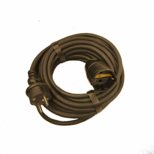 Удлинитель-шнур Защита Про 1 розетка с заземлением 3х1.5 мм 10 м цвет черный