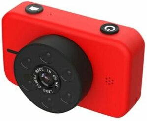 Детский цифровой фотоаппарат / Карта памяти 32G / 4K HD Экшн-камера, красный