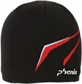 Шапка Phenix, размер OneSize, черный, красный