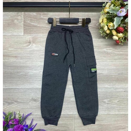 фото Брюки , размер 104, серый гри'ня