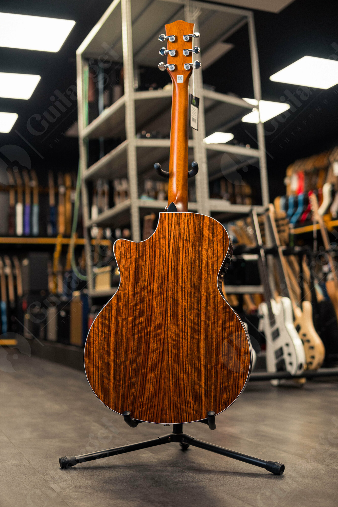 Трансакустическая гитара Kepma F2SE GA NAT с чехлом — фото 1