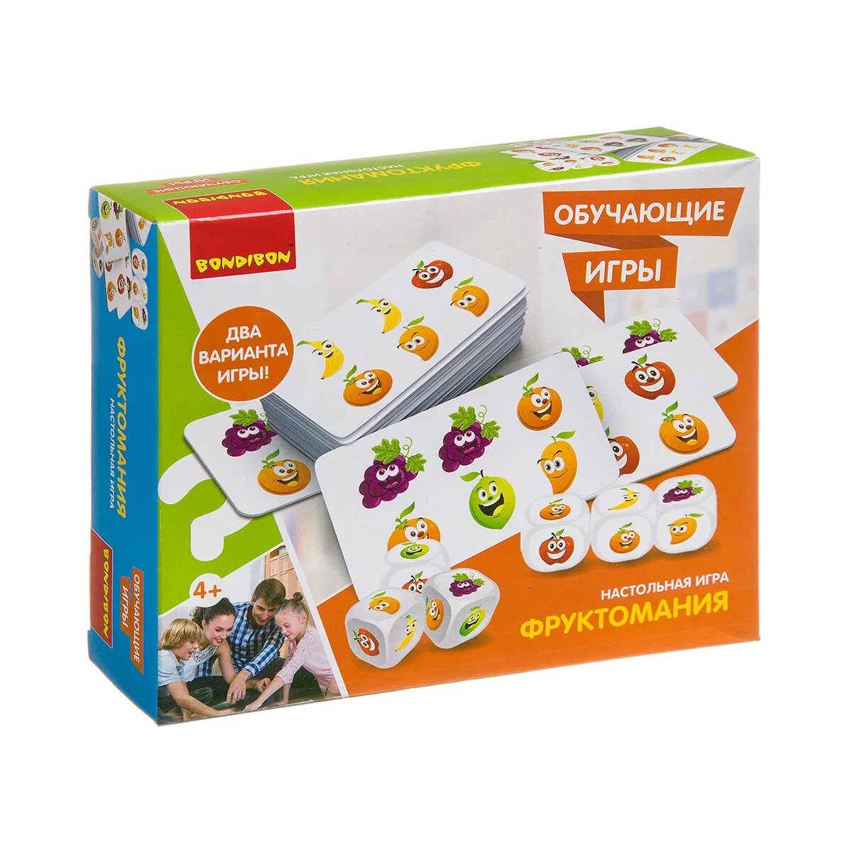 Игра настольная, обучающая "ФРУКТОМАНИЯ" (ВВ3447) Bondibon - фото №19