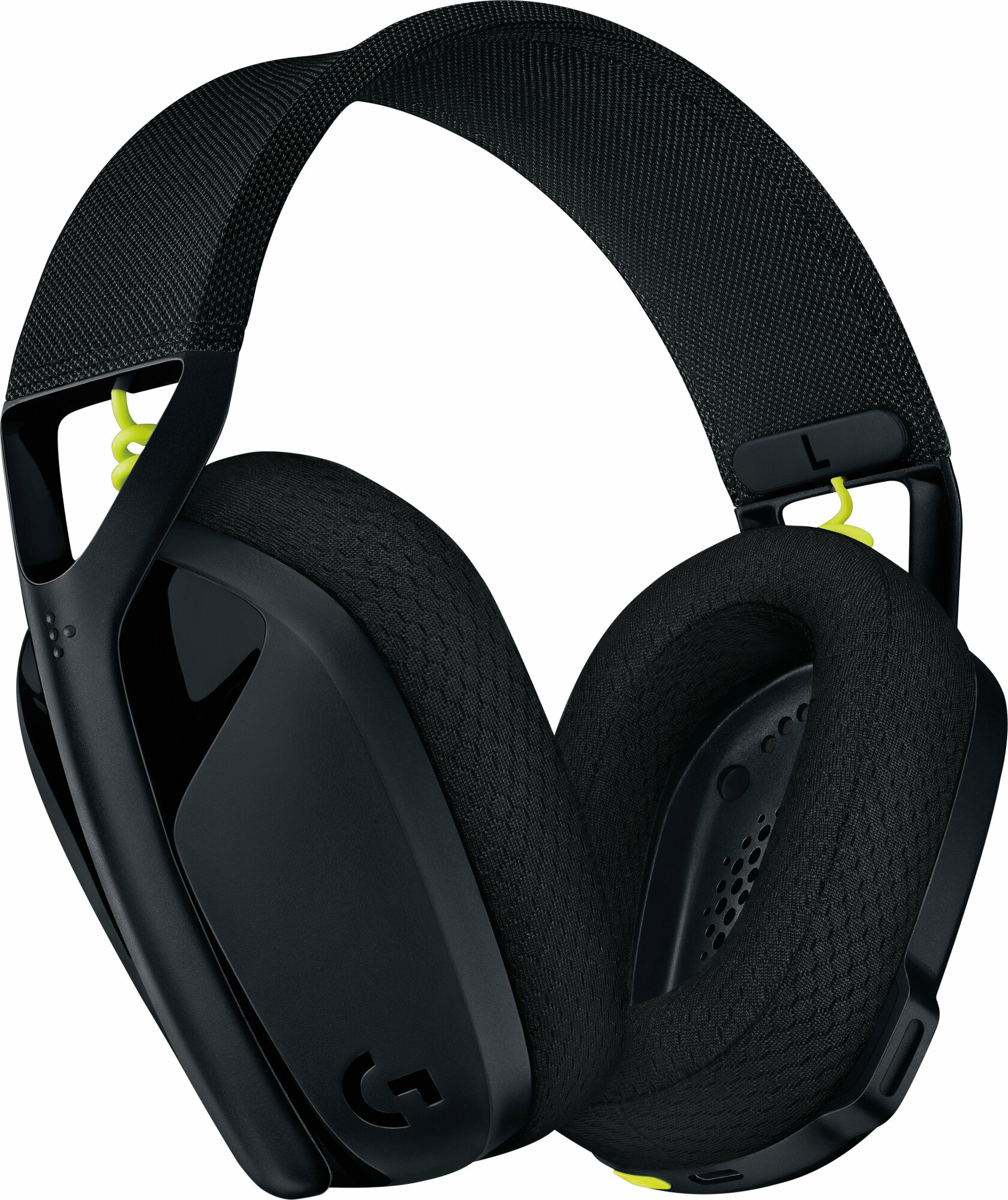 Беспроводная компьютерная гарнитура Logitech G G435, черный/неоновый желтый