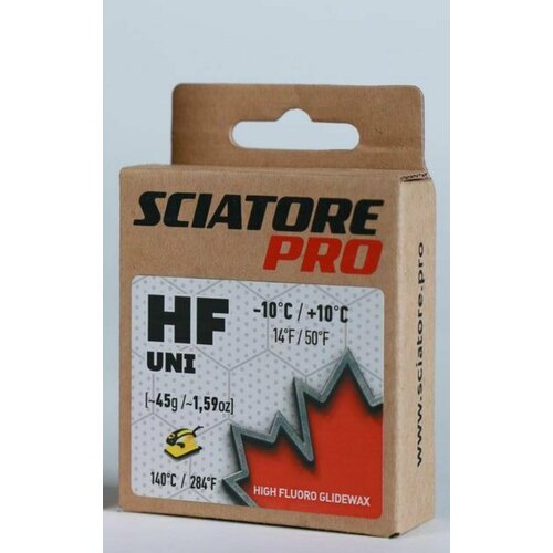 фото Парафин sciatore hf uni (-10/+10) 45г sciatore pro