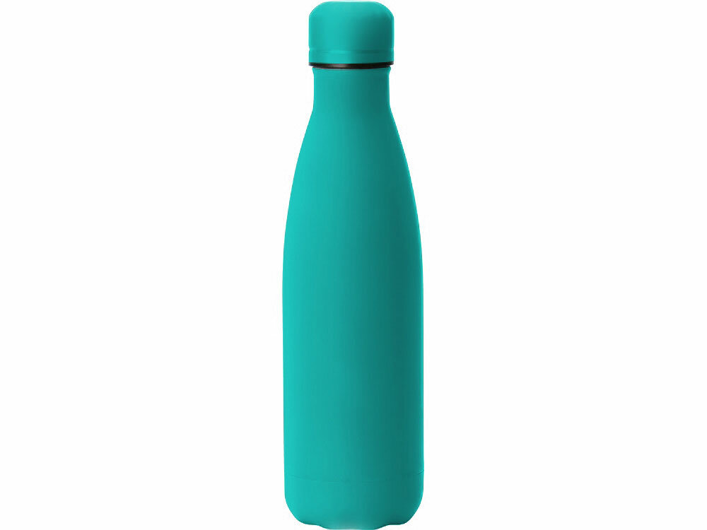 Вакуумная термобутылка «Актив Soft Touch», 500 мл, цвет бирюзовый - фотография № 2