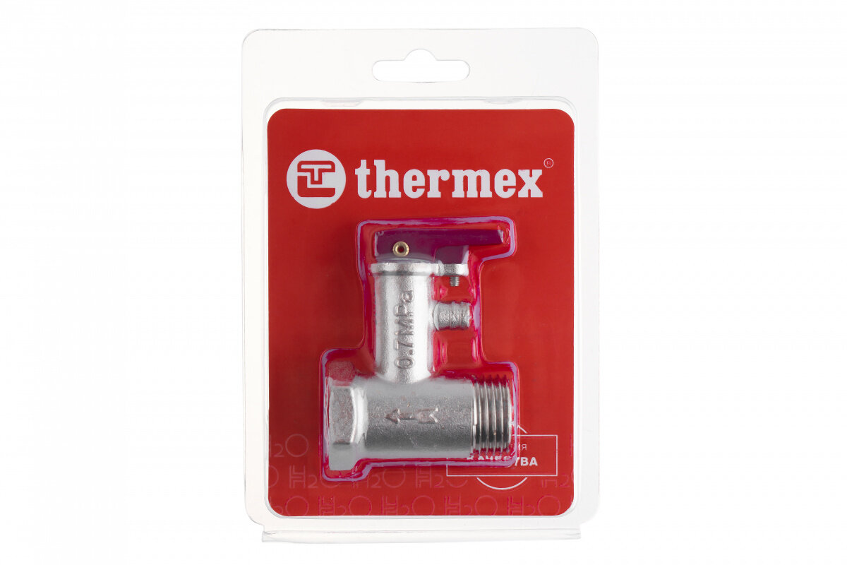 Клапан предохранительный THERMEX 1/2" 7 бар с ручкой