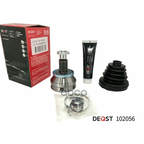 Шрус Audi A2/Vw Polo/Skoda Fabia/Roomster 1.4-2.0 00-, Audi A1/A2/Skoda/Vw Polo Iv-V/Fox 1.2Tsi-2.0 DEQST арт. 102056