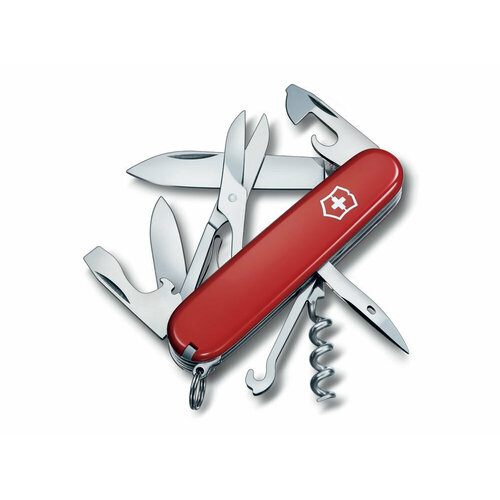 Нож перочинный VICTORINOX Climber, 91 мм, 14 функций, красный