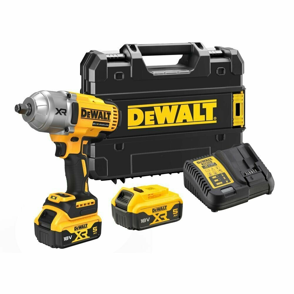 Аккумуляторный гайковерт DeWalt DCF900P2T-QW - фото №3