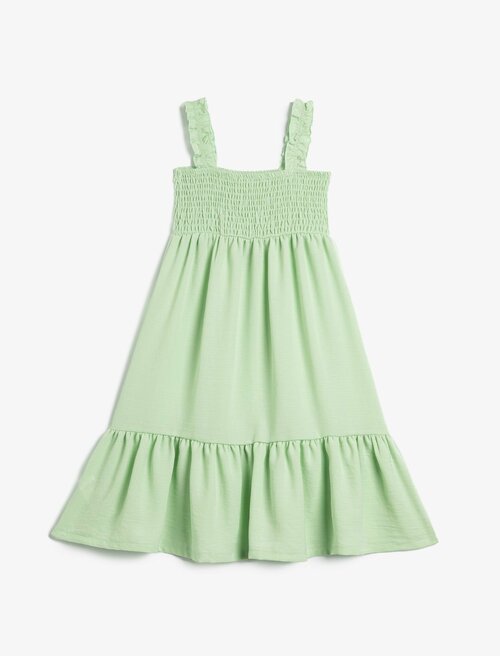 Платье KOTON, размер 9-10 лет, зеленый