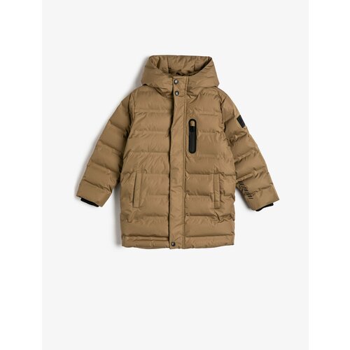 фото Пуховик koton, размер 9-10 лет, бежевый