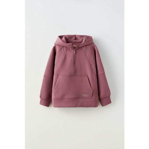 фото Толстовка zara, размер 120, лиловый