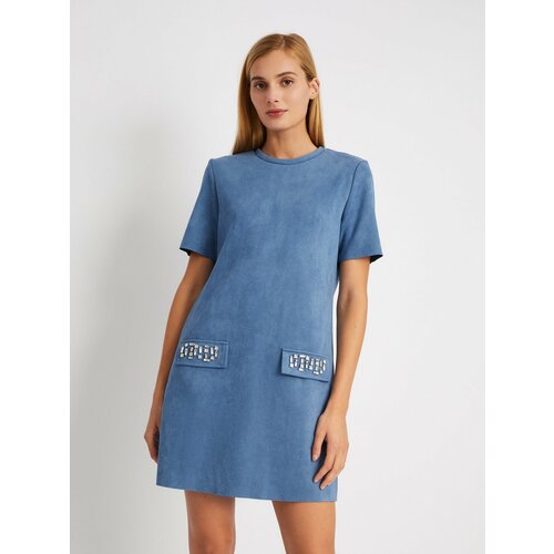 фото Платье zolla, размер m, синий