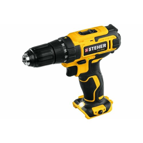 Дрель-шуруповерт STEHER V1 20 В 40 Нм без АКБ 3020₽