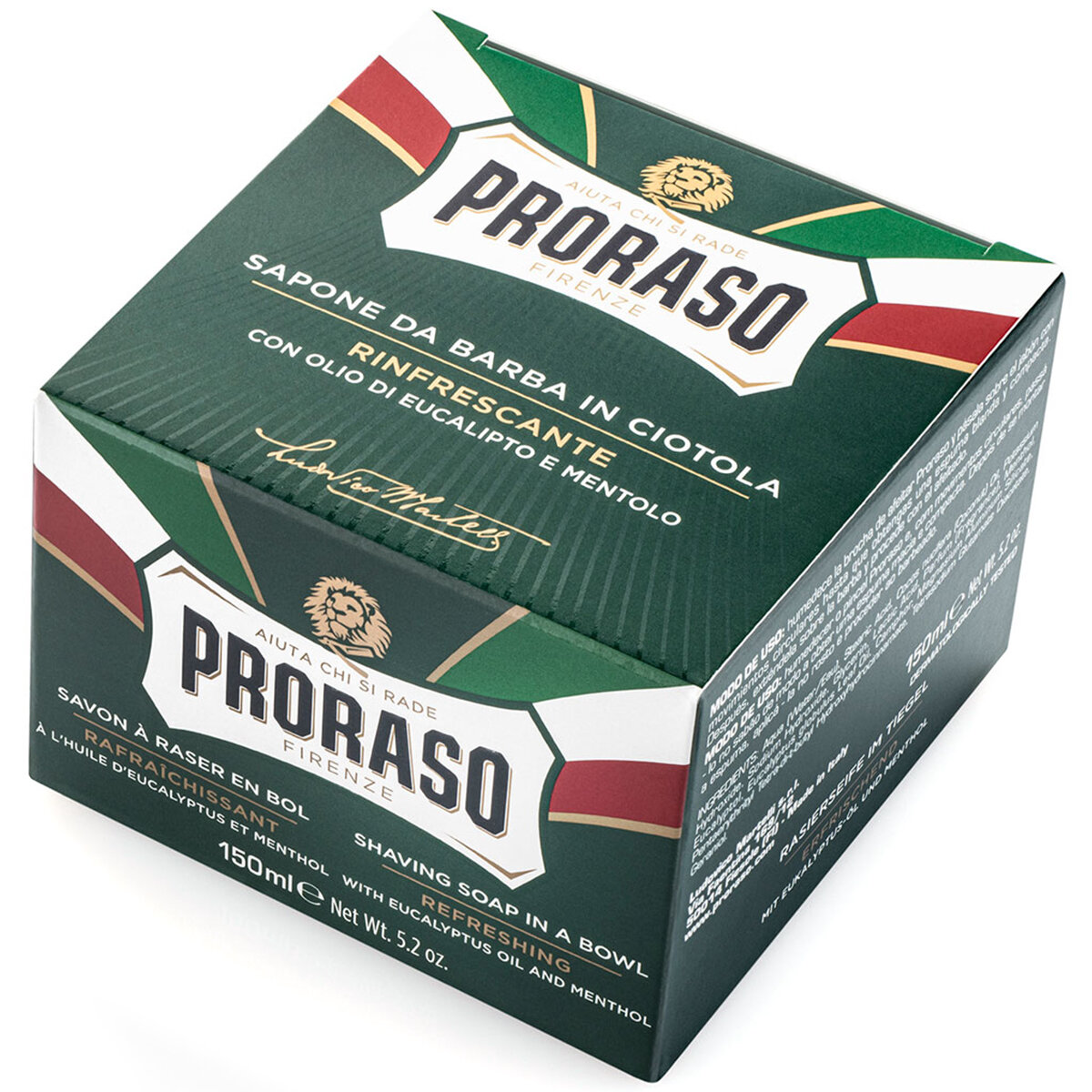 Мыло для бритья освежающее Proraso Refreshing Shaving Soap In A Bowl, 150 мл