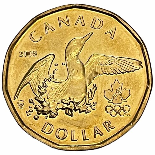 Канада 1 доллар 2008 г. (XXIX летние Олимпийские игры, Пекин 2008)