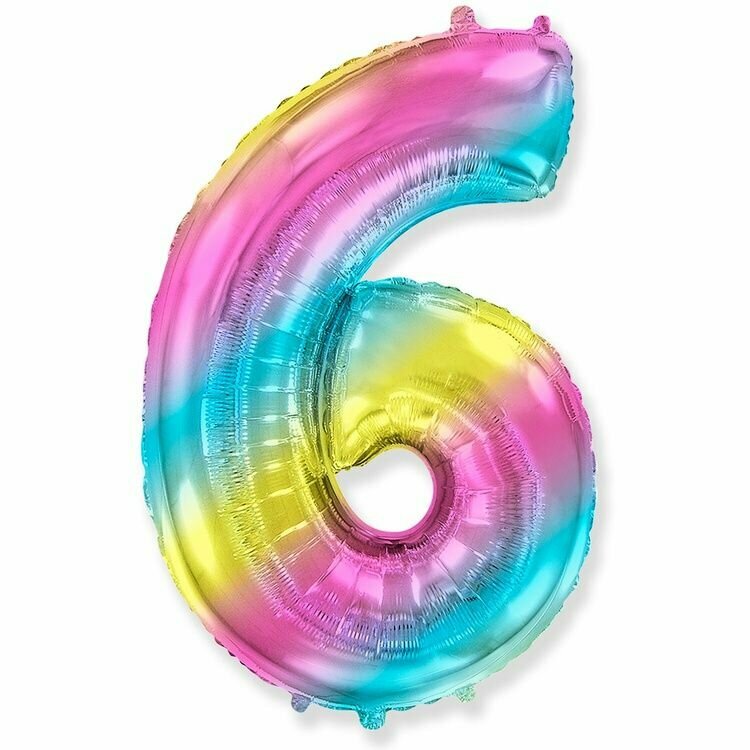 Фольгированный шар цифра 6/9 40