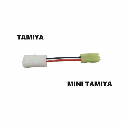 Переходник TAMIYA plug на Мини Тамия (мама / мама) 106 разъем KET-2P L6.2-2P адаптер Mini TAMIYA Tplug плаг штекер силовой переходник хт60 на тамия плаг мама мама 173 разъем питания t plug tamiya ket 2p l6 2 2p на xt60 желтый xt 60 адаптер силовой коннектор