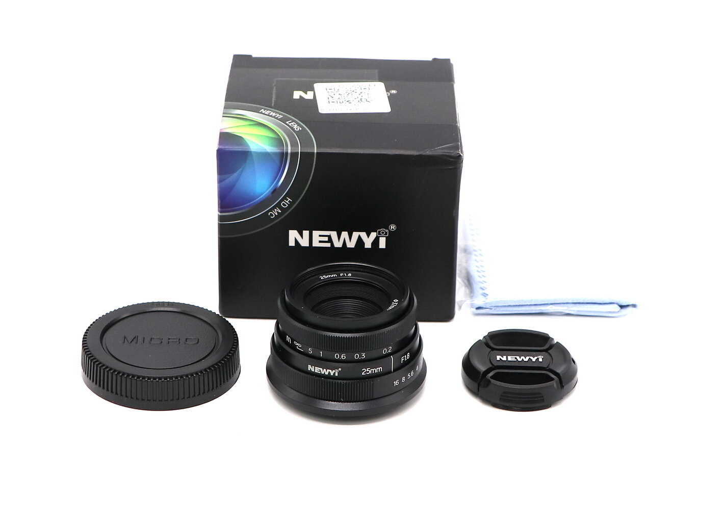 Newyi 25mm f/1.8 II Black Micro 4/3