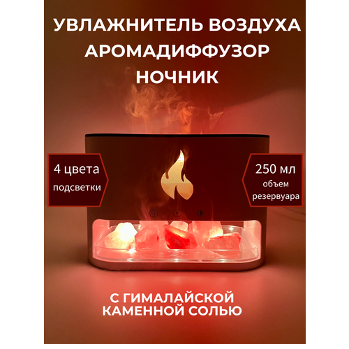 Увлажнитель аромадиффузор ночник Камин с гималайской солью 162000₽
