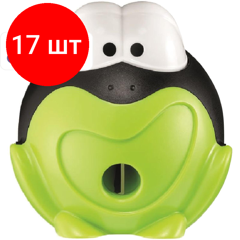 Комплект 17 штук, Точилка Maped CROC CROC SIGNAL интерактив,1отв, контейн, пластик, ассорт,17711