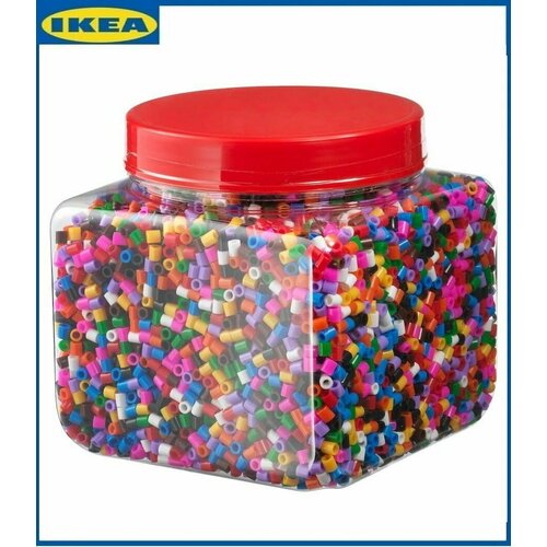 Бусины разных цветов IKEA 600 г Термомозаика икеа пюсла PYSSLA 1879₽