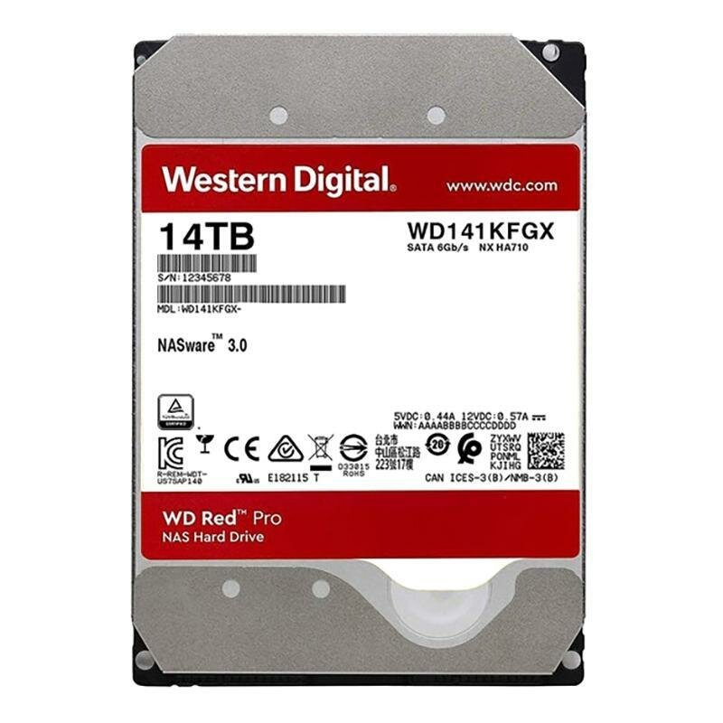 Жесткий диск WD Red Pro , 14Тб, HDD, SATA III, 3.5" - фото №12