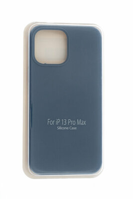 Чехол-накладка для iPhone 13 Pro Max VEGLAS SILICONE CASE NL закрытый синий деним (20)