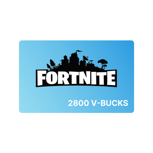 Подарочная карта Epic Games Fortnite 2800 v-bucks Пополнение счета для аккаунта Россия цифровой код 339900₽