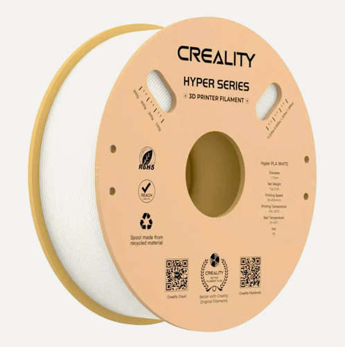 Изображение товара Катушка Hyper PLA-пластика Creality 1.75 мм 1кг, белая