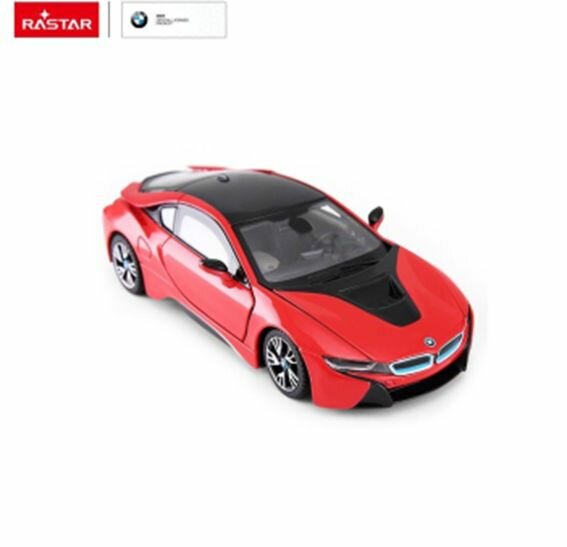 Машина Rastar "BMW I8", металлическая, масштаб 1:43, красная