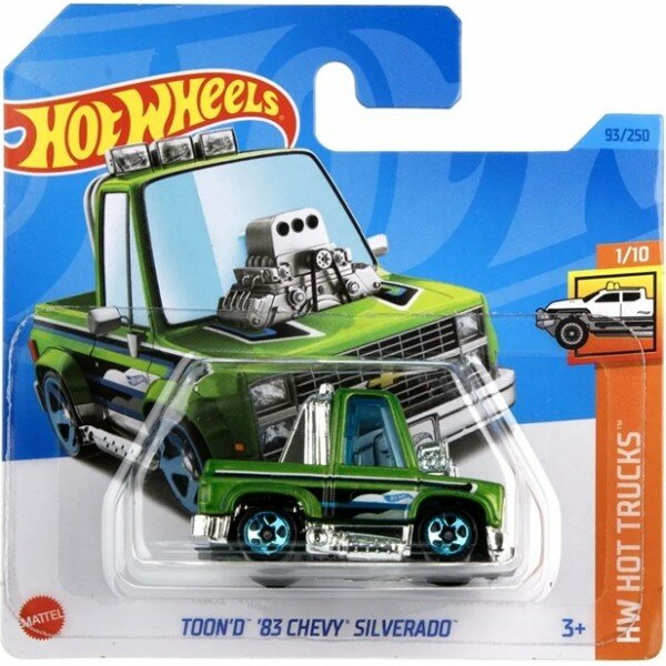 Машинка Mattel Hot Wheels Toon'd '83 Chevy Silverado, арт. HKH98 (5785) (093 из 250)