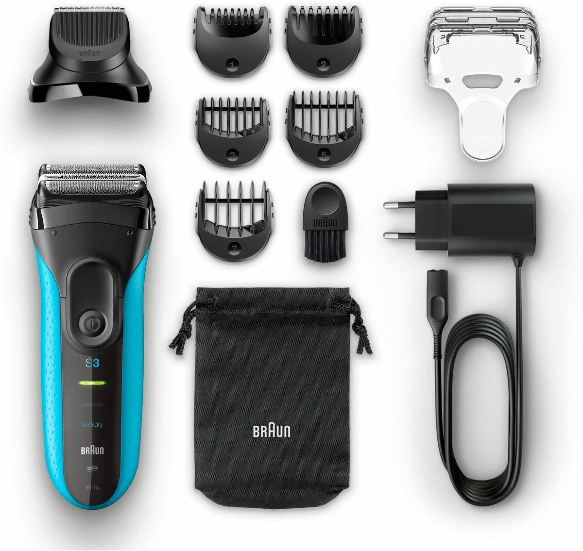 Бритва для мужчин электрическая Braun Series 3 Shave&Style 3010BT