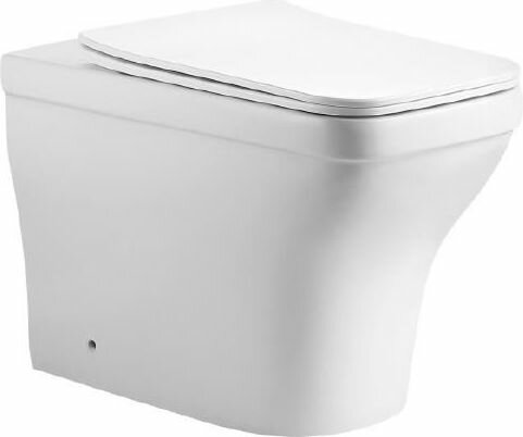 фото Унитаз приставной безободковый Aquatek Амадео AQ1964-00 с тонкой крышкой микролифт