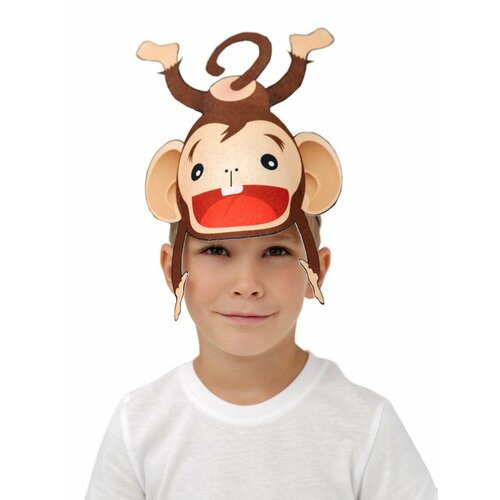 фото Карнавальная маска обезьянка детская мой карнавал