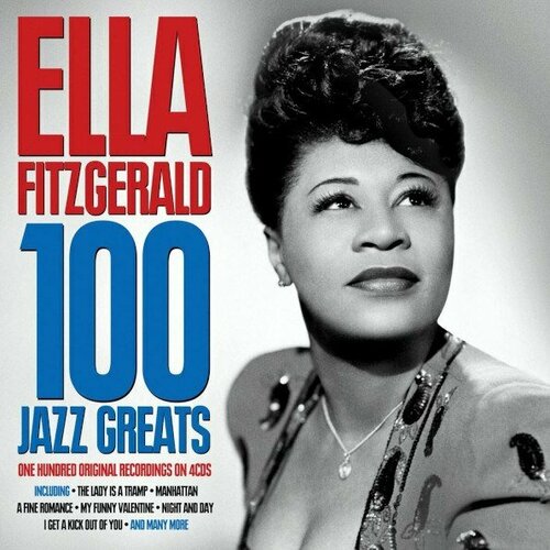 компакт диск warner ella fitzgerald – songbooks sings irving berlin Компакт-диск Warner Ella Fitzgerald – 100 Jazz Greats (4CD)