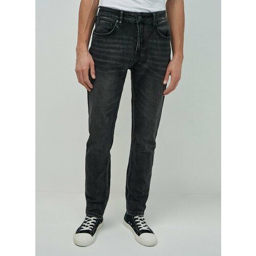 Джинсы зауженные O'STIN, размер 46, серый джинсы зауженные o stin размер 46 48 серый