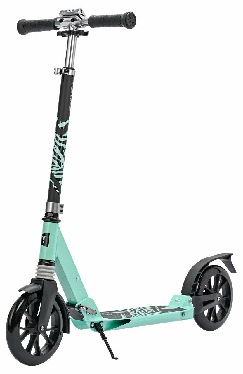 Детский 2-колесный городской самокат TechTeam City Scooter, бирюзовый