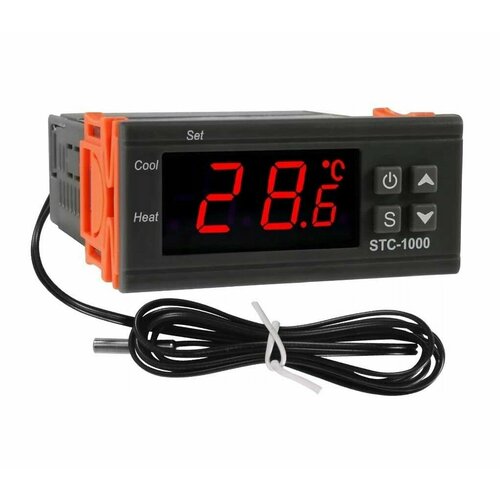 Терморегулятор/термостат STC-1000 Терморегулятор 220V 16A stc 3028 цифровой температурный контроллер терморегулятор гигрометр термостат